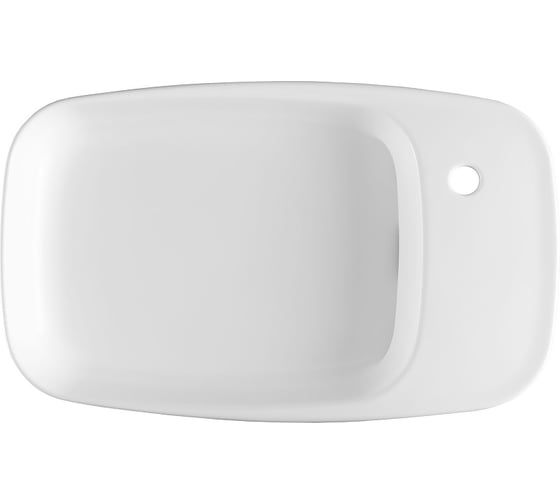 Изображение товара Раковина ALLEN BRAU 4.32012.21 LIBERTY 2 керамика, накладная с щелевым сливом, 700x426 мм, белый мат (312486) 00312486