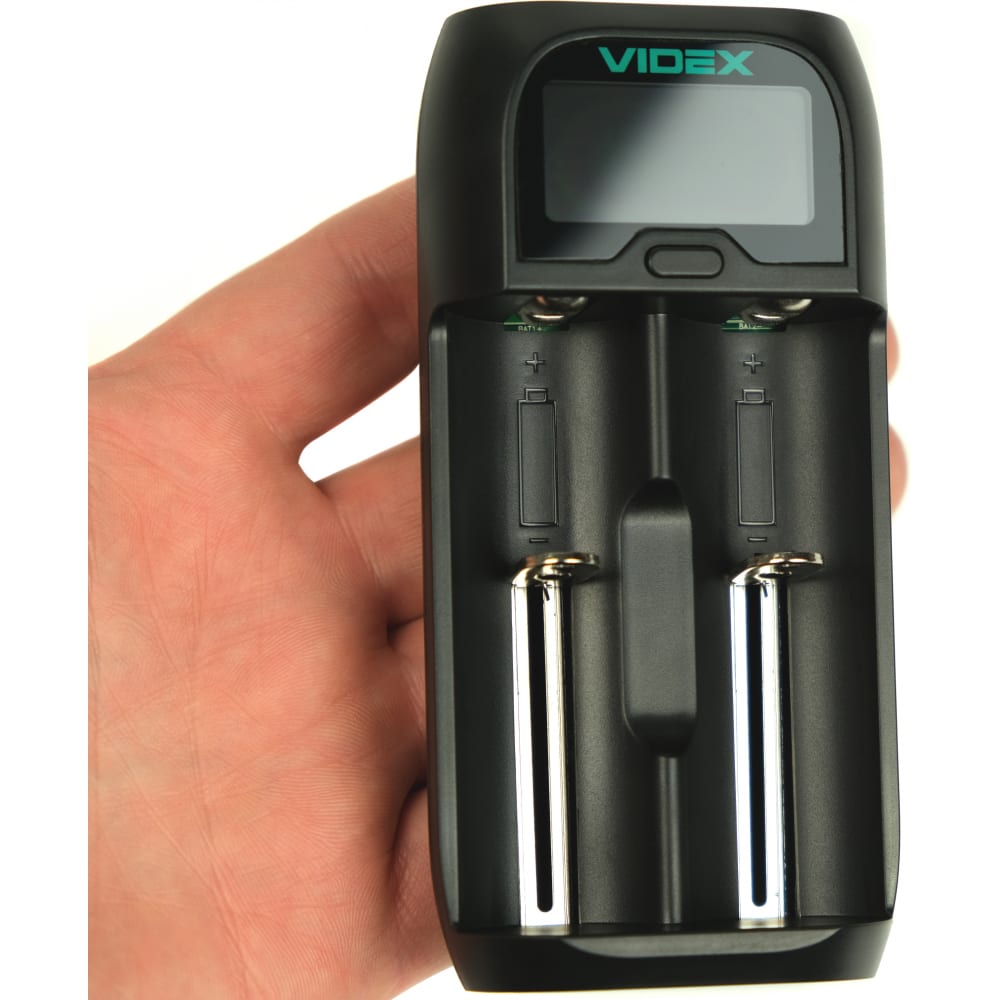 Пустое зарядное устройство Videx miboxer 18350 battery charger lcd display 1 5a c8 for li ion aa 21700 20700 26650 18350 17670 rcr123 18700 lifepo4 ni mh ni cd