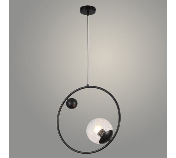 Изображение товара Люстра РОСТОК 40281/1 BK черный 1x60W E27 d350 h1200, SJNG23 988367451