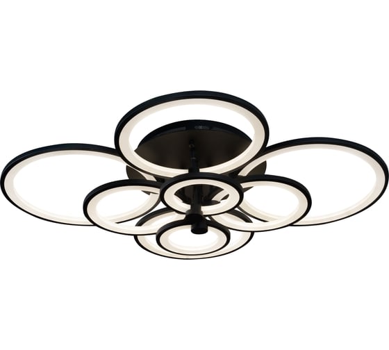 Изображение товара Потолочный светильник iLEDEX Ring черный A001/8 BK