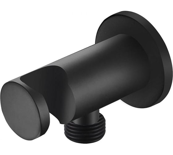 Изображение товара Водорозетка ALLEN BRAU 5.31015-31 PRIORITY 1/2 с держателем, черный мат (265499) 00265499