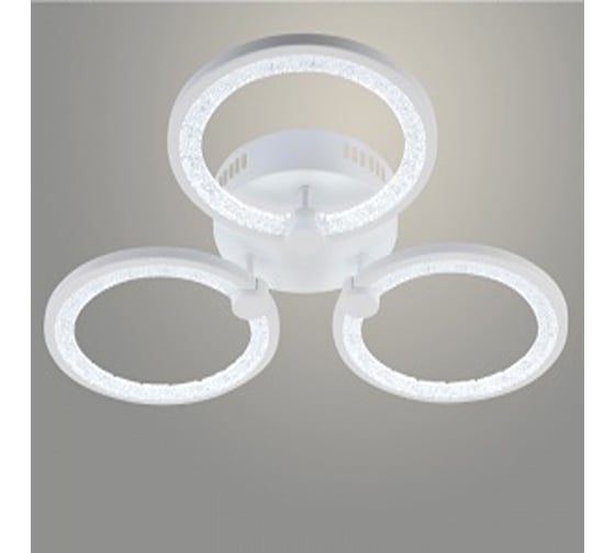 Изображение товара Люстра РОСТОК LI08878/3A PR WH белый 84W LED 3000-6500K d635 ПДУ(ИК) диммер, HN22 988028282