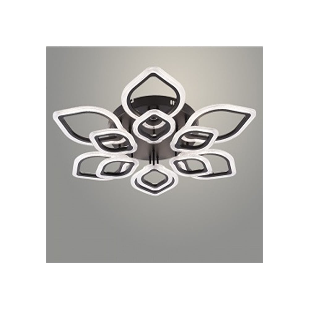 Изображение товара Люстра РОСТОК LI09827C/6+6B PR BK черный 216W LED с пультом