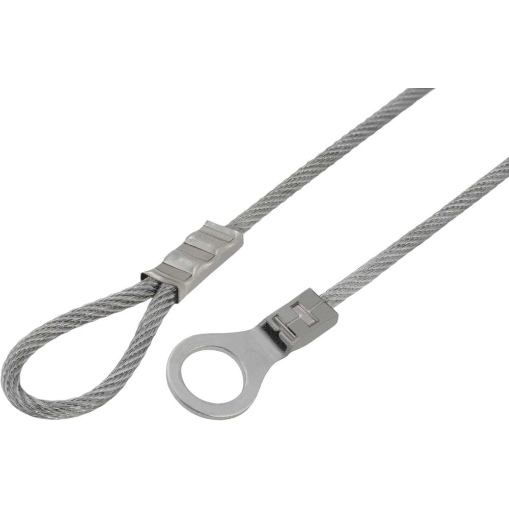 Изображение товара Трос с петлей Алтервиа 150 мм 10 штук прочный нержавеющая сталь латунь медь