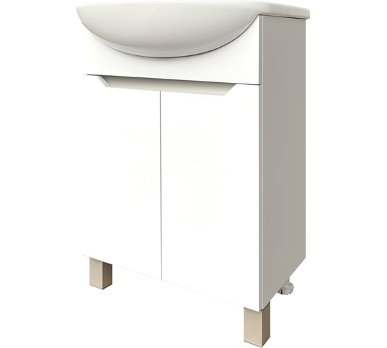 Изображение товара Тумба Акваль Зара 60см, напольная, белая EZ.60.24.00.N