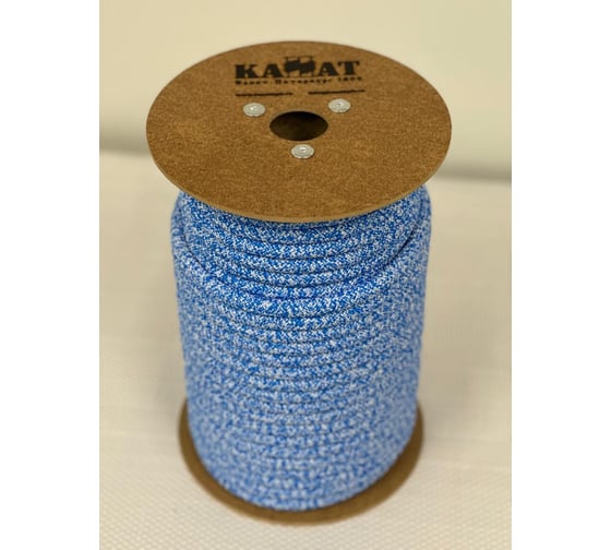 Изображение товара Верёвка страховочно-спасательная ОАО КАНАТ "КАЗБЕК" ø12мм, 200м, цветная, статическая с сердечником низкого растяжения, оплётка из некручёных нитей, 1010480012К200