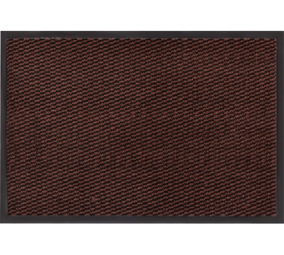 Изображение товара Коврик влаговпитывающий ComeForte FARO 40х60см. чёрно-коричневый FPP-3