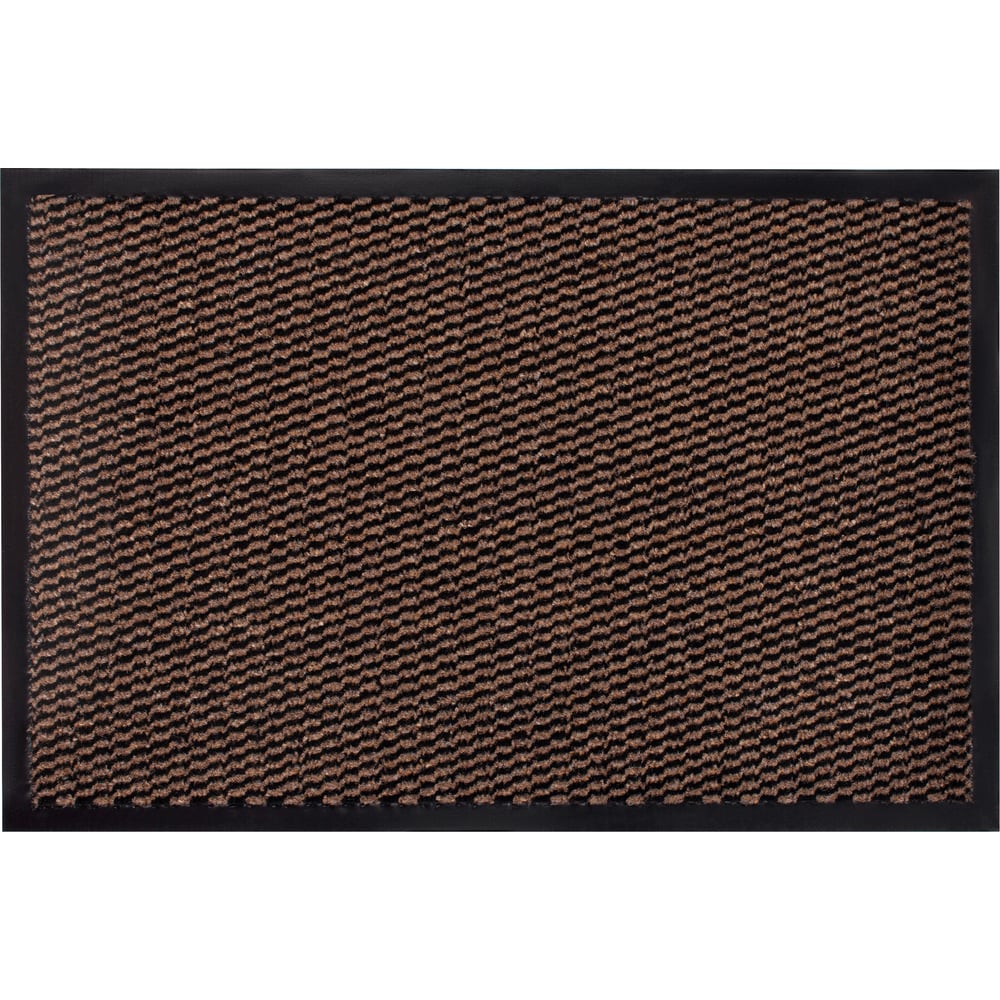 Изображение товара Коврик влаговпитывающий ComeForte FARO 90х150см. чёрно-бежевый FPP-14