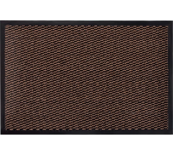 Изображение товара Коврик влаговпитывающий ComeForte FARO 120х180см. чёрно-бежевый FPP-17