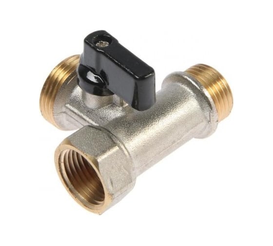 Изображение товара Кран 3-х проходной шаровой Damento 1/2г х 1/2ш х 3/4ш 003623