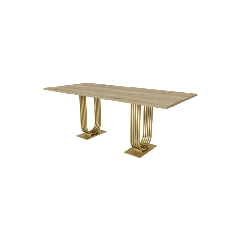 Изображение товара Обеденный прямоугольный кухонный стол GENGLASS ARFEO Duo 200х90 ГЛАВНЫЕ характеристики