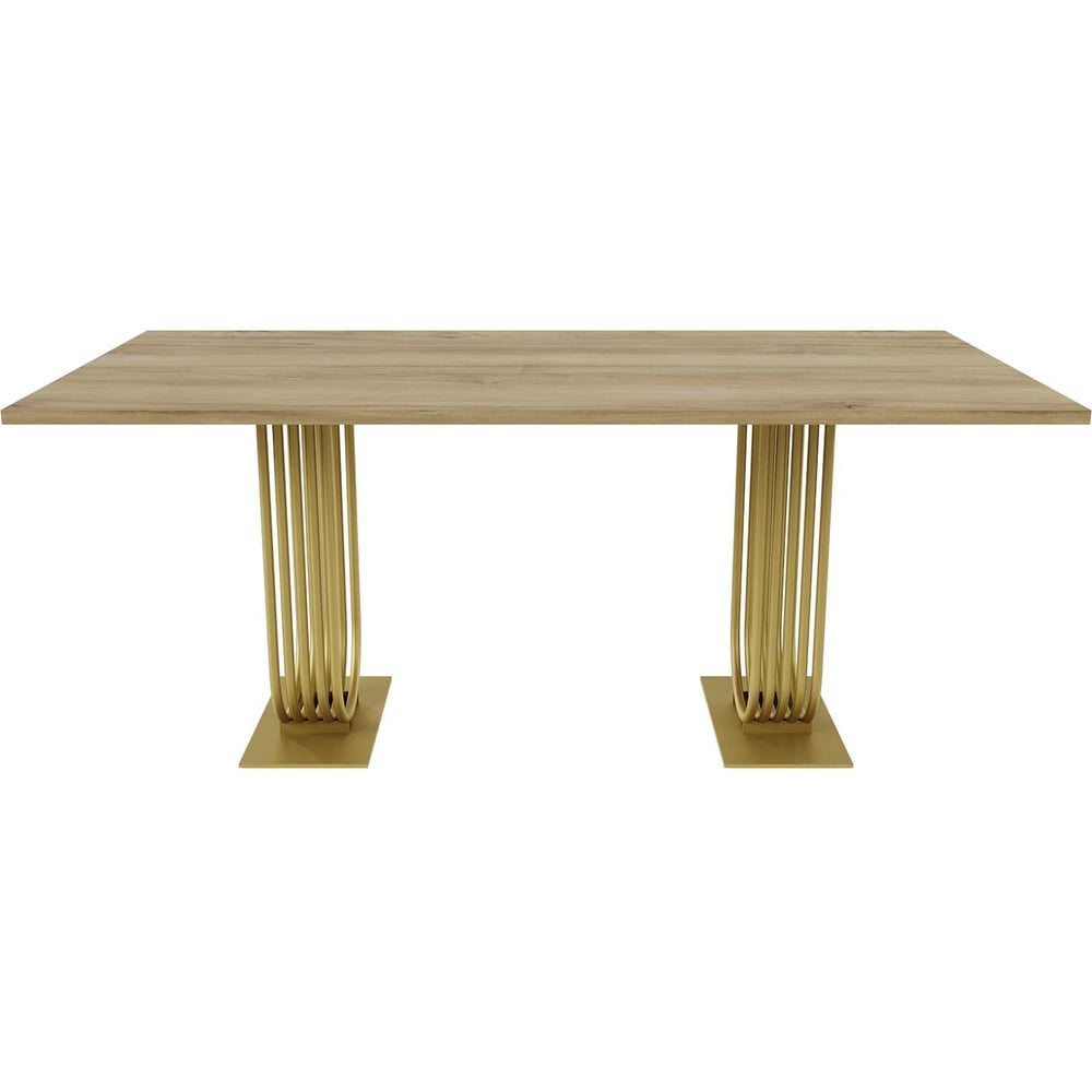 Изображение товара Обеденный прямоугольный кухонный стол GENGLASS ARFEO Duo 200х90 ГЛАВНЫЕ характеристики