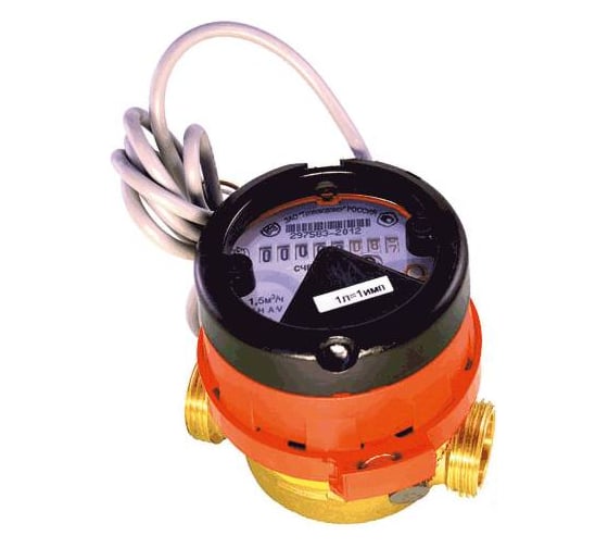 Изображение товара Счетчик Тепловодомер г/в имп ВСГд Ду20 95С L=130 1л/имп б/к 030-0667