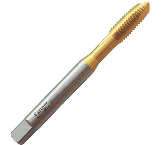Изображение товара Метчик машинный Partner HSSE, DIN371, для скв. отв., M10x1.0 (Серия 316) 316102