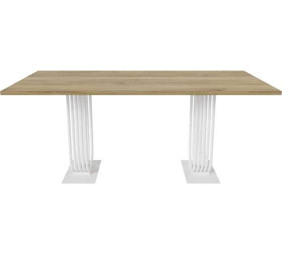 Изображение товара Обеденный прямоугольный кухонный стол GENGLASS ARFEO Duo 180х90 GGT-28-3-1-18090