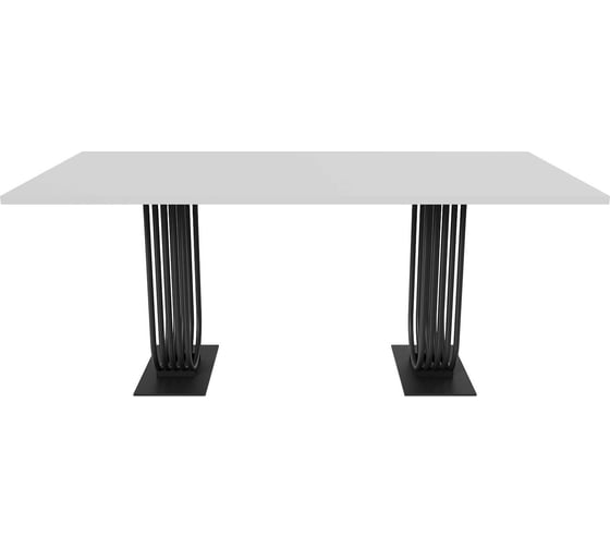 Изображение товара Обеденный прямоугольный кухонный стол GENGLASS ARFEO Duo 180х90 GGT-28-2-3-18090