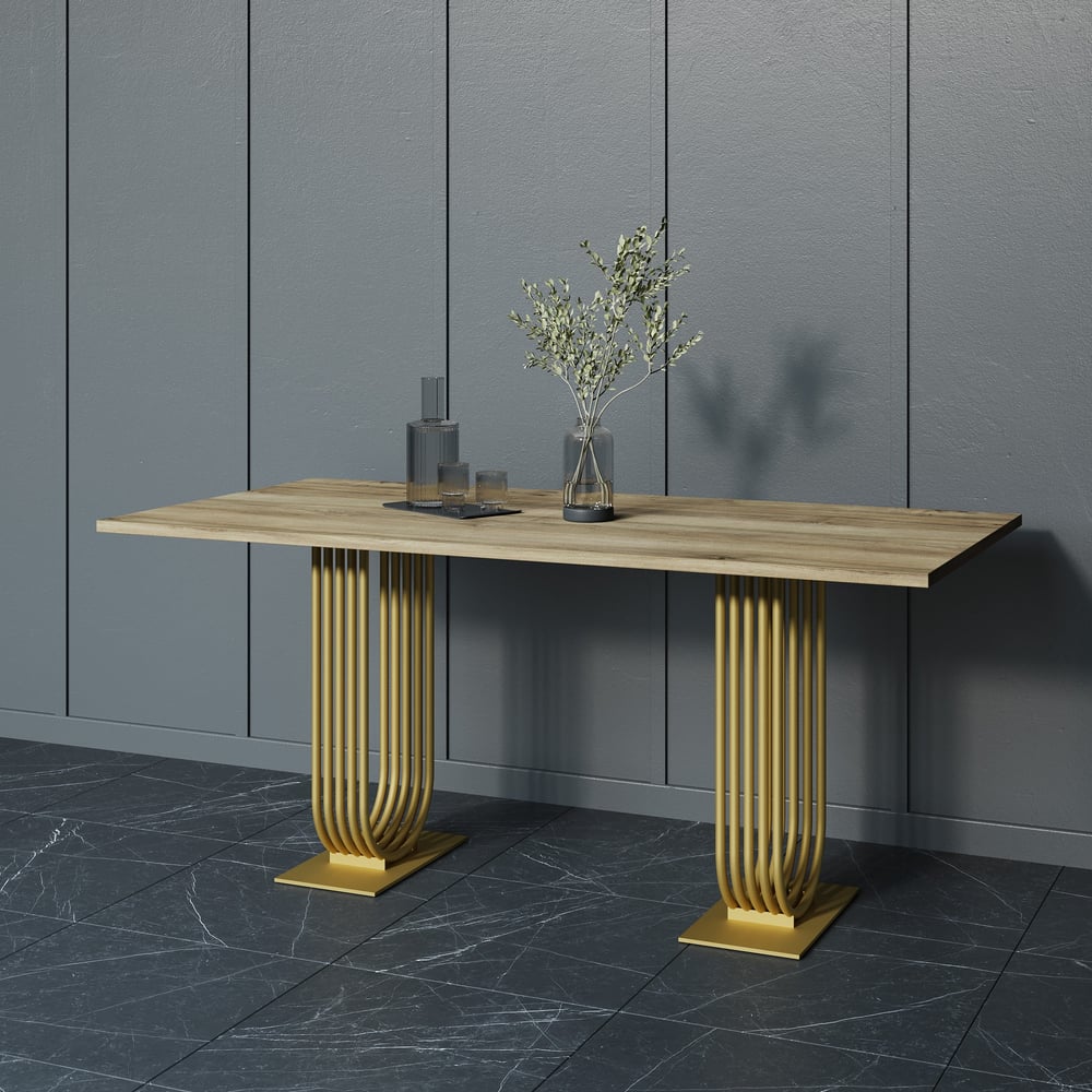 Изображение товара Обеденный прямоугольный кухонный стол GENGLASS ARFEO Duo 180х90 GGT-28-1-1-18090