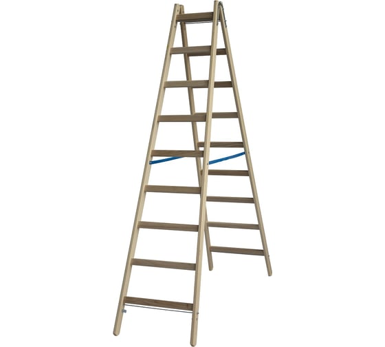 Изображение товара Деревянная стремянка KRAUSE 2х9 170293