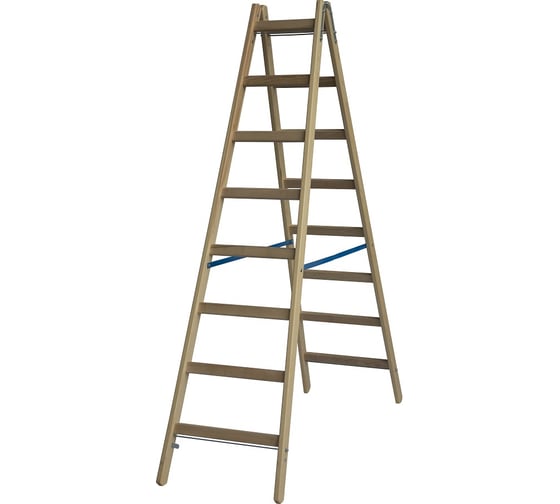 Изображение товара Деревянная стремянка KRAUSE 2х8 170286