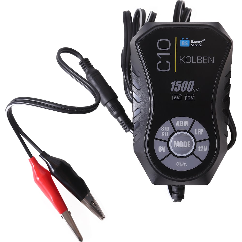 Изображение товара Зарядное устройство Kolben C10 6/12 В 1,5 А автоматическая для аккумуляторов