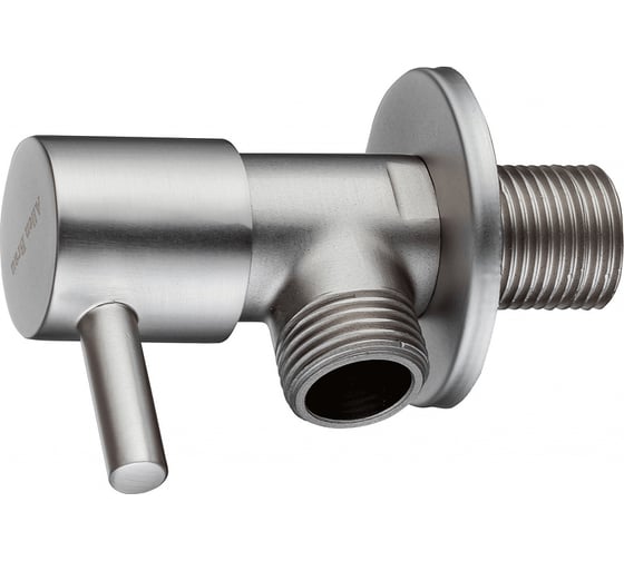 Изображение товара Угловой вентиль ALLEN BRAU 5.31026-BN PRIORITY Round 1/2, латунь, браш.никель (265551) 00265551