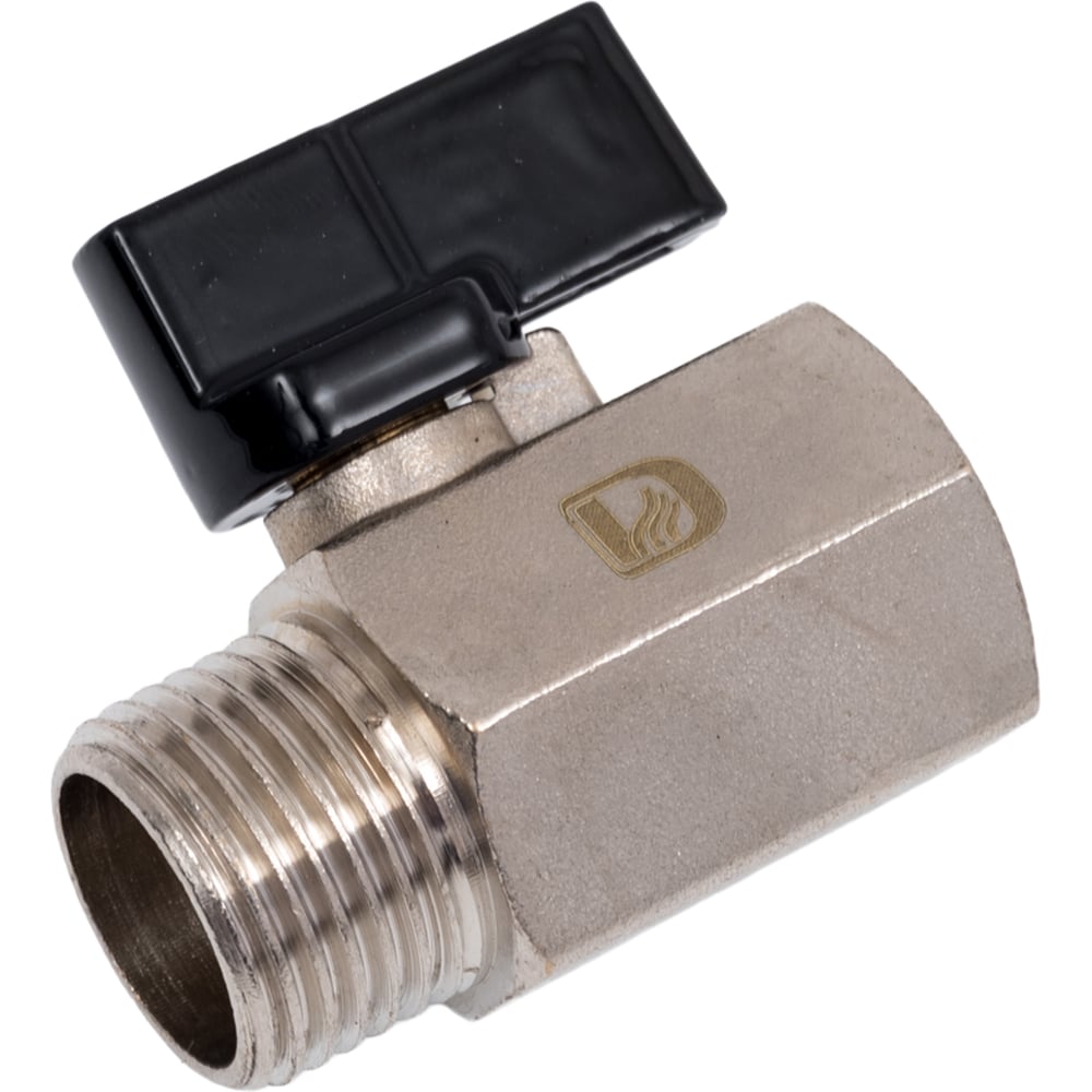 Изображение товара Кран шаровой Damento мини 1/2 В-Н латунь для воды и воздуха