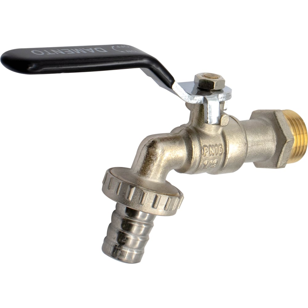 Изображение товара Кран шаровой Damento с носиком, 1/2" 003625