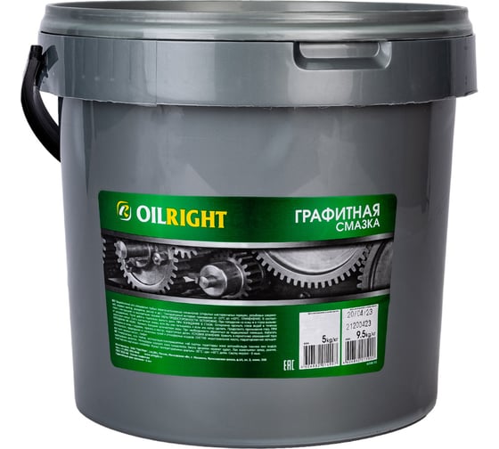 Изображение товара Графитная смазка OILRIGHT 9.5 кг, ведро 6089