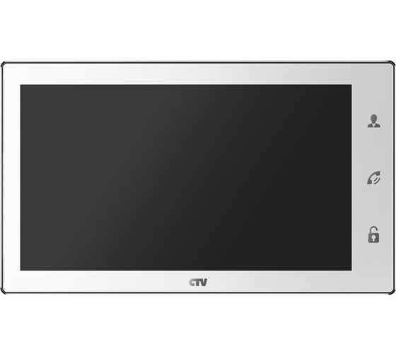 Изображение товара Монитор видеодомофона CTV -M4706AHD W с технологией Touch Screen, сенсорная панель управления Easy Buttons, белый 10-0000346