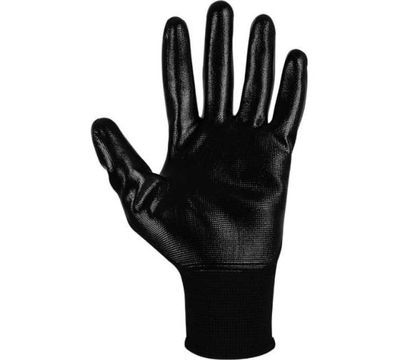 Изображение товара Перчатки хозяйственные PARK ВТ-029, размер 9(L), черные 183961