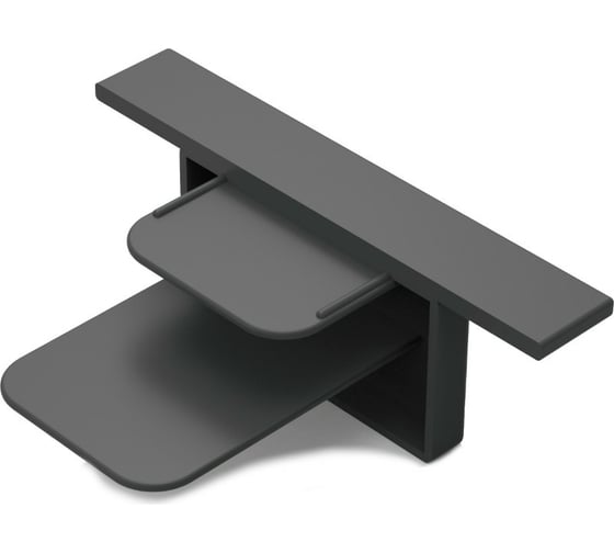 Изображение товара Заглушка для встраиваемого трекового шинопровода GAUSS черный 1/100 TR143