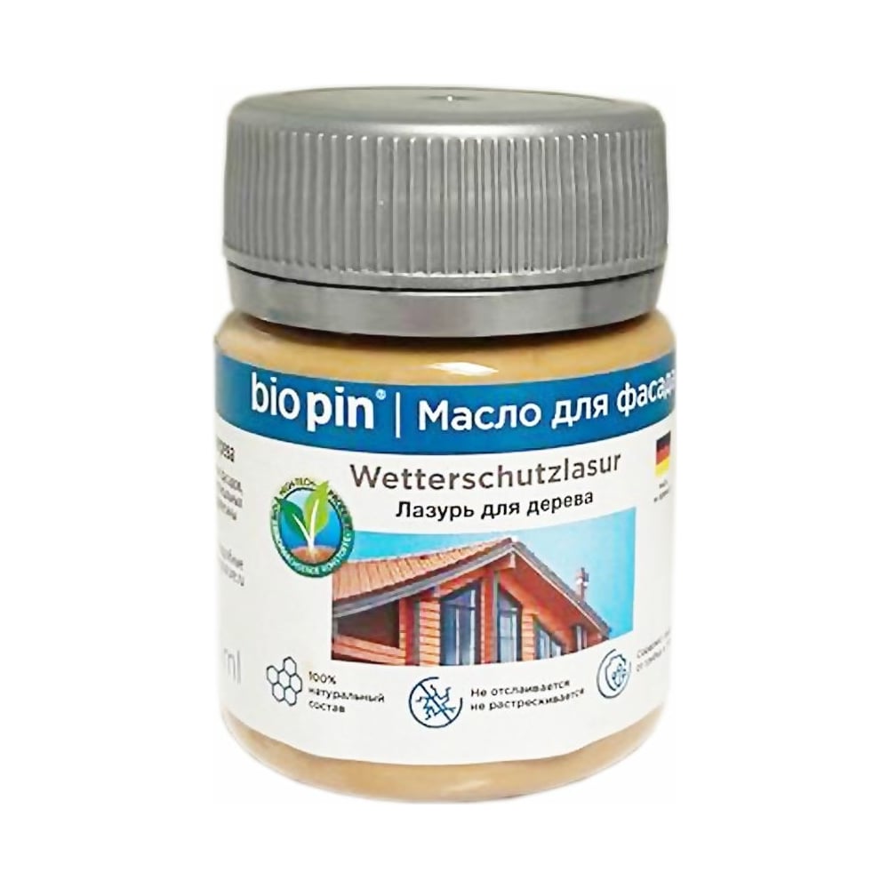 Лазурь для дерева BIO PIN витаминно минеральный комплекс здравсити от a до zn для детей 30 таблеток по 900 мг
