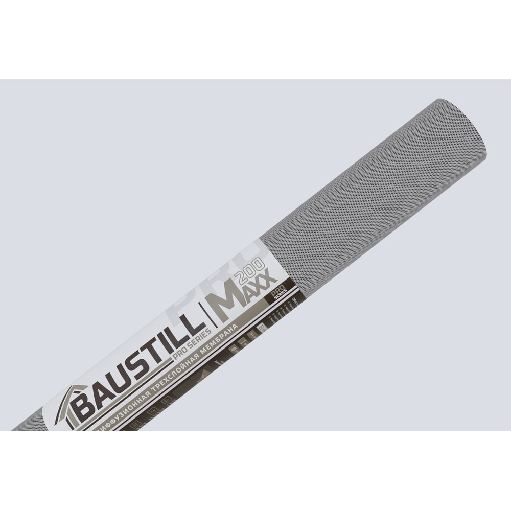 Изображение товара Диффузионная трехслойная мембрана Baustill Maxx 200 для гидро-ветрозащиты