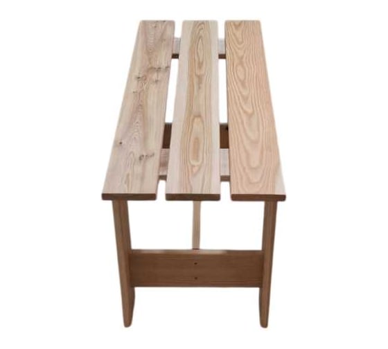 Изображение товара Лавка деревянная из лиственницы широкая ООО Сибирский лес 4656760335102