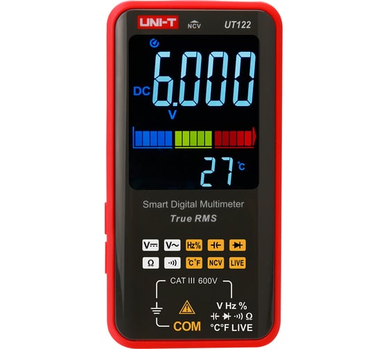 Изображение товара Мультиметр портативный UNI-T СМАРТ UT122 13-0052