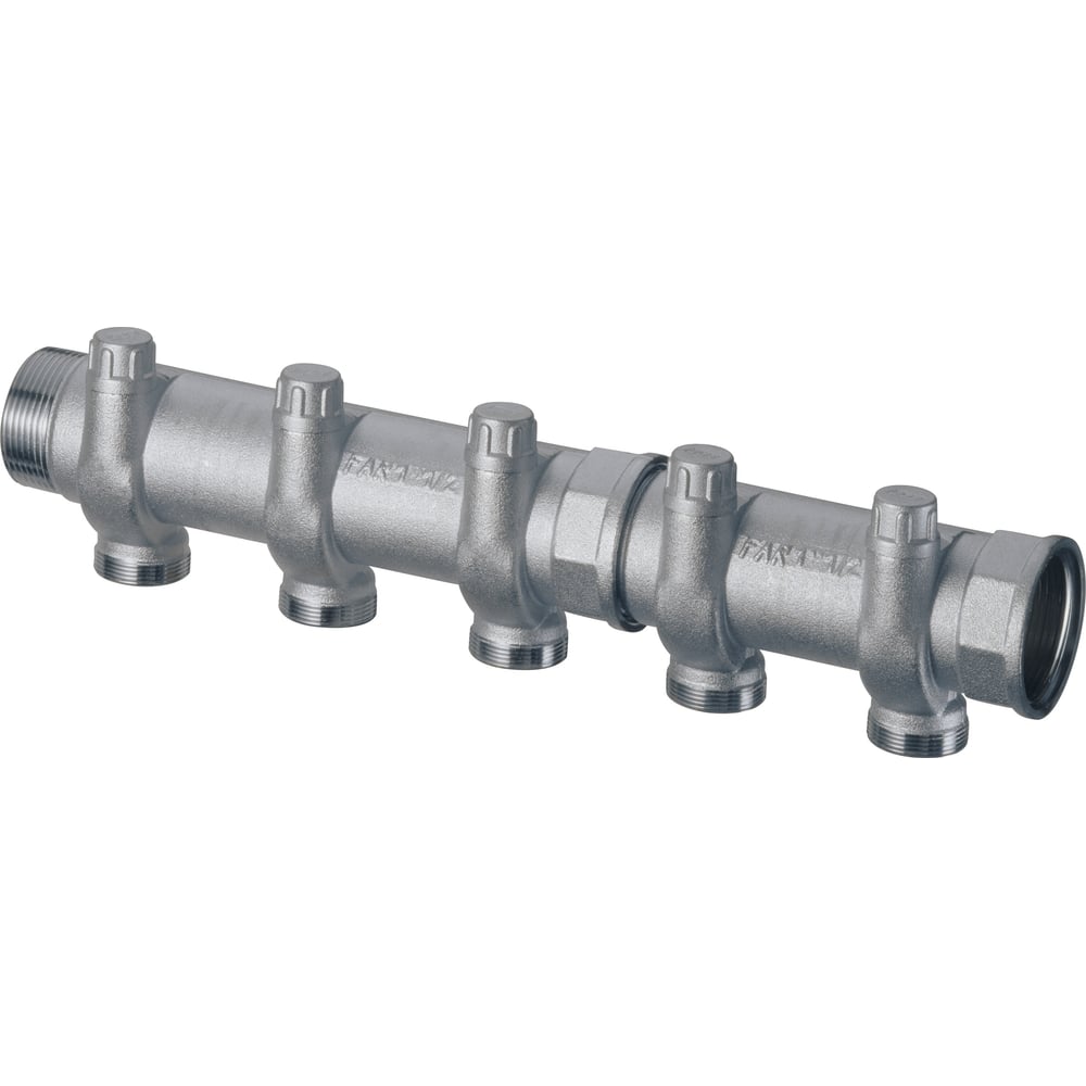 Изображение товара Коллектор запорный FAR 1 1/2 дюйма с 4 отв. M33x1.5