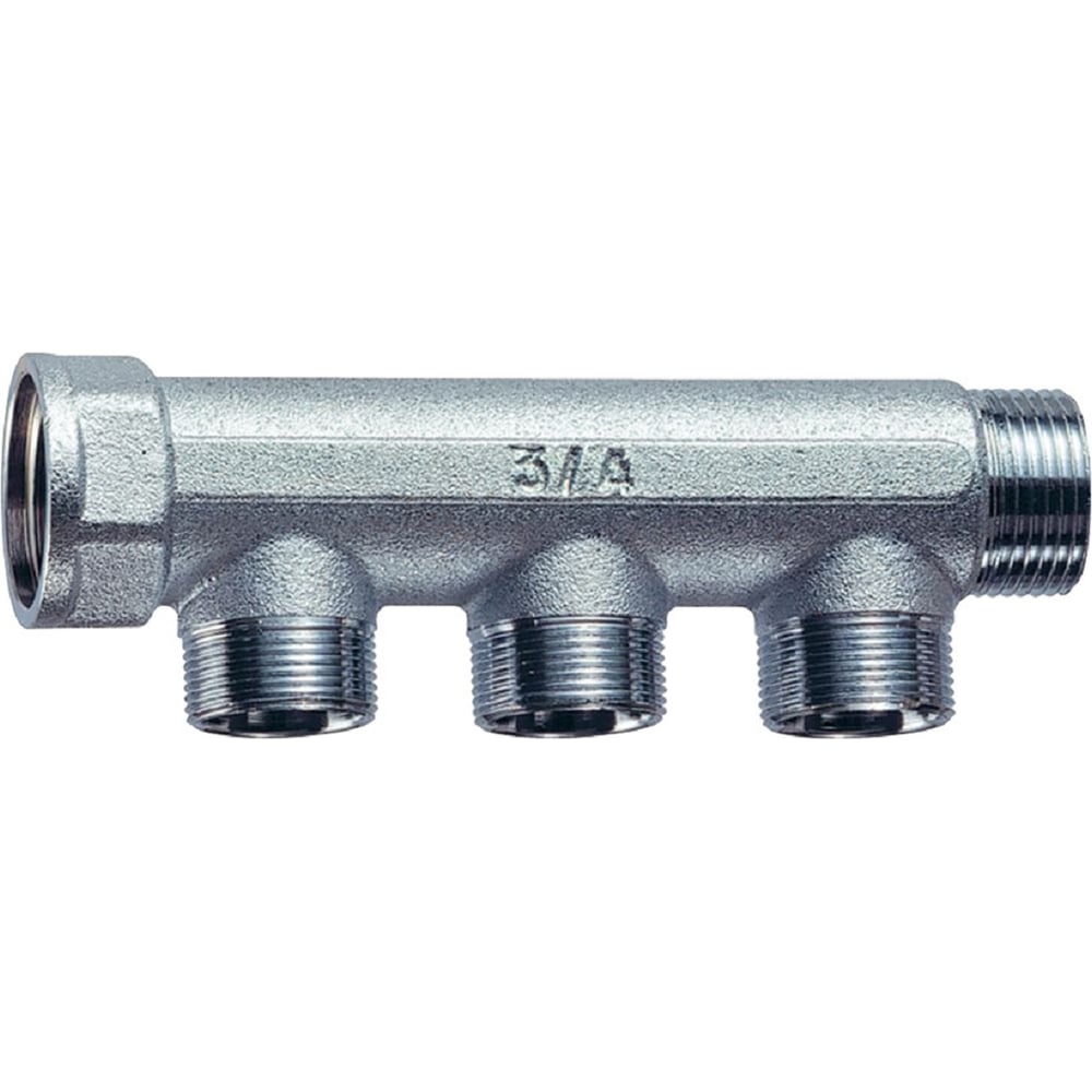 Изображение товара Коллектор FAR 1 3 отв. М24x19 с межосевым 36 мм для систем отопления