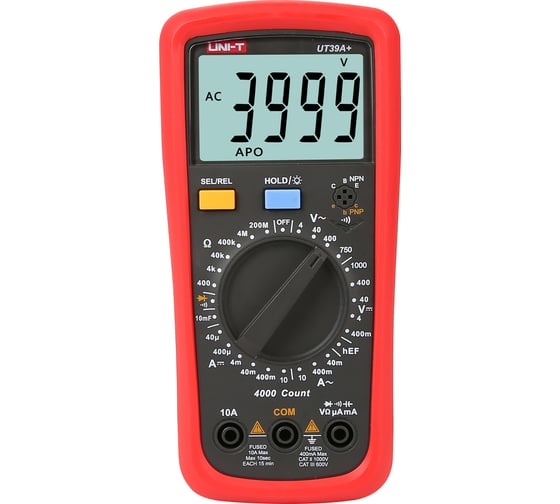 Изображение товара Мультиметр универсальный UNI-T UT39A+ 13-0066