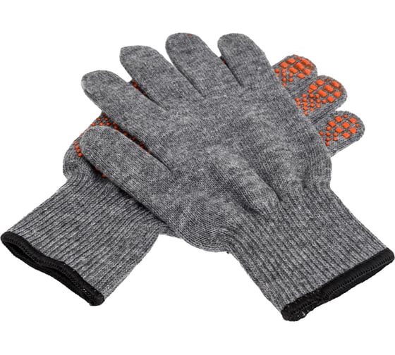 Изображение товара Перчатки вязаные Fiberon шерстяные с начесом, с точкой ПВХ 142432