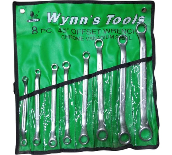 Изображение товара Набор накидных ключей wynns 8шт (8-24) W0140A (8pc-А)/ Tools 00000017822