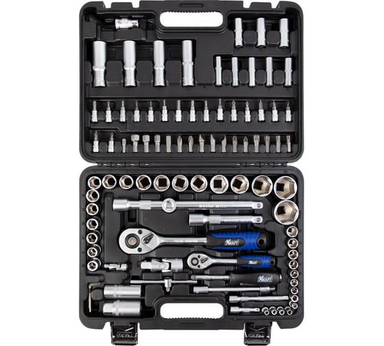 Изображение товара Набор инструмента KRAFT 1/2DR и 1/4DR 94 предмета, Master KT 701251