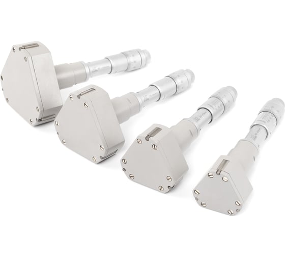 Изображение товара Набор нутромеров микрометрических SHAN 3-точечный 50-100 0,005 у/к ГРСИ № 93602-24 1093777