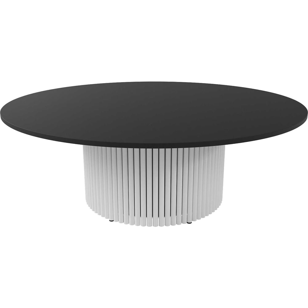 Изображение товара Круглый журнальный стол GENGLASS TRUBIS Wood 120 см современный дизайн