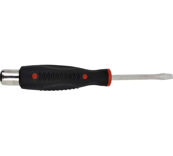 Изображение товара Отвертка Forcekraft шлицевая силовая магнитная Profi S2 SL5.5х75мм, на пластиковом держателе FK-70255075(28214)