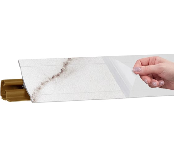 Изображение товара Плинтус KORNER LB 231(101) Оникс кремовый 3,0 м 101 231-101