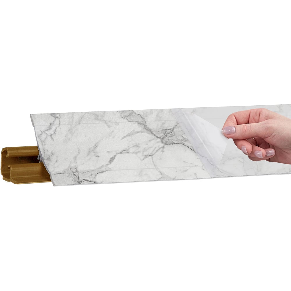 Изображение товара Плинтус KORNER LB 231 108 Горный мрамор 3 метра ПВХ