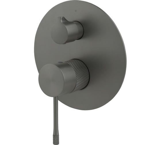 Изображение товара Смеситель встроенный для душа ALLEN BRAU 5.31C11-MG PRIORITY 4.0x2 2 выхода, Kerox, EASY BOX, графит браш 331004 00331004