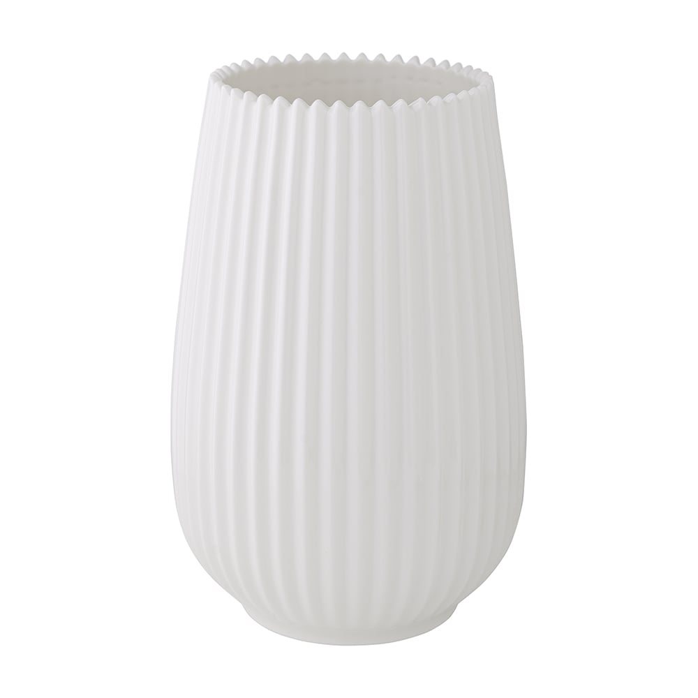 Изображение товара Ваза Tkano белого цвета, из коллекции Edge, 20 см TK22-DEC-VA0005