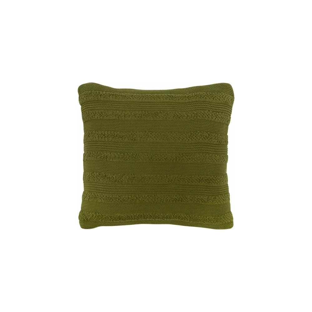 Изображение товара Подушка Tkano оливковая 45x45 см с хлопковым чехлом