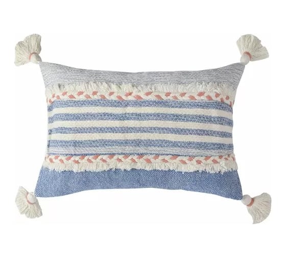 Изображение товара Чехол на подушку Tkano с кисточками и бахрамой, из коллекции Ethnic, 35x60 см TK22-CC0012